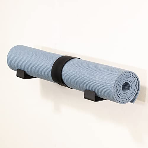 StoreYourBoard Yoga Mat Storage Rack, Large, Foam Roller Wall Hooks, Exercise Mat Holder, Fitness Gear Organizer (Large)