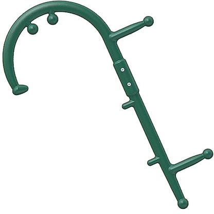 KEINE MARKE Trigger Point Massage Tool Body Deep Tissue Handheld Back, Neck, Shoulder, Leg and Feet Massager Rod, Muscle Release Tool Self Massage Hook Cane for Women & Men - color: Green