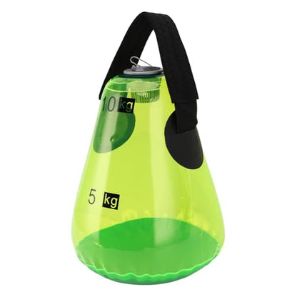 Generic Water Filled Kettlebell, Adjustable Water Weight Bag for Home Gym Fitness Training, with Durable PVC Material for Muscle Workout, Up to 10kg Capacity