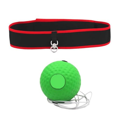 pureza 2pcs Boxing Reflex Training Ball Set - Adjustable Headband for Adults - Improve Speed, Agility, and Hand-Eye Coordination