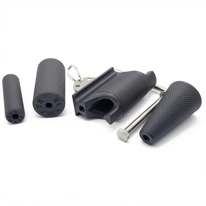 Arm Wrestling Handle Set – Grip Strength Trainer with Metal Mount, 4 Attachments for Wrist, Forearm, and Finger Strengthening