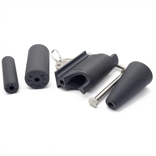 Arm Wrestling Handle Set – Grip Strength Trainer with Metal Mount, 4 Attachments for Wrist, Forearm, and Finger Strengthening