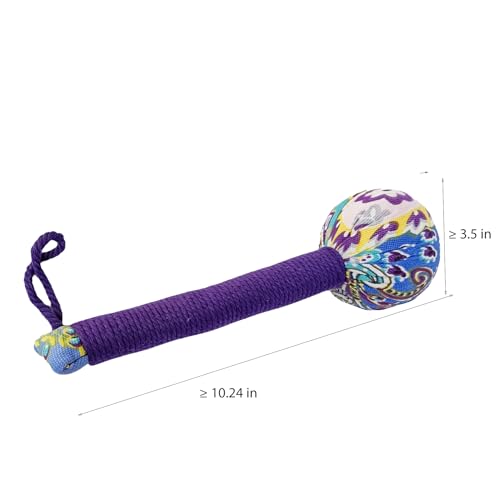 Mugwort Massage Hammer, Massage Tools Back, Shoulder & Body - Handheld Percussion Therapy Tool with US Design Patent, (Purple) - color: Purple