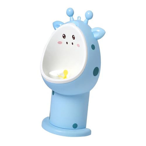 Height Boys Urinal Potty for Toilet Training Portable Cartoon Design with Suspension Hook and Splash-Proof Design Durable PP Material for Boys Training Urinal