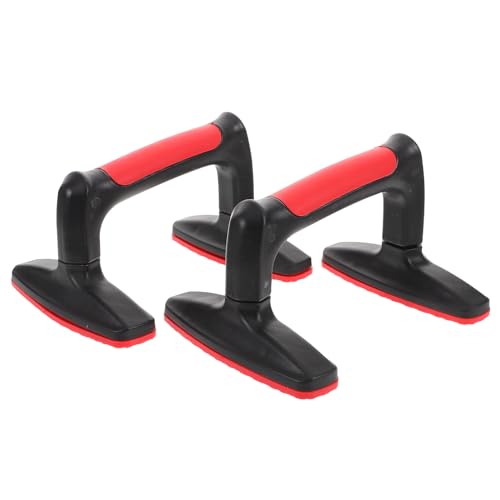 BESTonZON 2pcs Non-slip Plastic Push up Bars Floor Handles Strength Training Parallettes for Home Gym Fitness Equipment Chest Workout for Men and Women