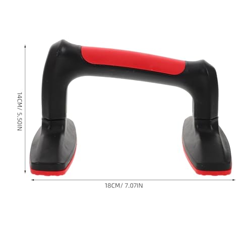 Yardwe 2pcs Push up Bars Floor Push up Grips Non-slip Plastic Parallettes Push-up Handles for Home Strength Training Fitness Equipment for Men and Women