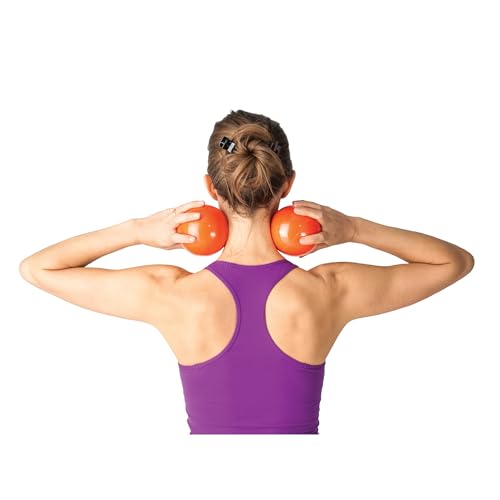 OPTP Franklin Method Smooth Ball Set - Adjustable Firmness Massage Roller Ball Set for Back and Neck Massage - Gentle Deep Muscle Relief for Sensitive Soft Tissue
