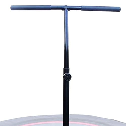 Leaps & ReBounds: Adjustable Stabilizer Bar - Fits All L&R Fitness Trampolines - Grippable & Cushy Foam Handles - Easy Assembly, Slips Over Existing Legs - Trampoline Sold Separately