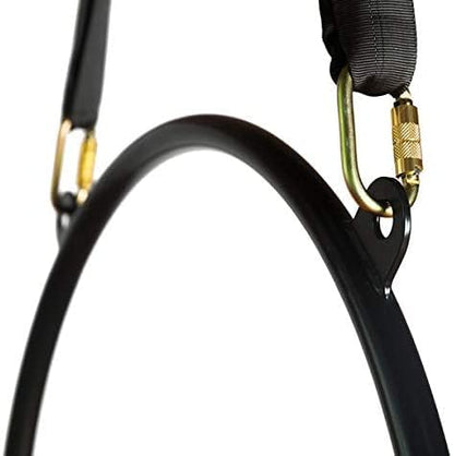 Black Spanset 2ft Lifting Strap Round Sling Polyester 2,600 lb. Vertical Capacity Aerial Hoop Lyra Circus Strage Light Video Use (Puple -Vertical Capacity 2,600 lbs, 2FT)