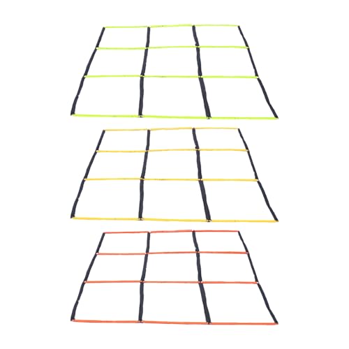 Agility Ladder for Gym Home Use, Football Basketball Reaction Training Equipment with Carry Bag Multifunctional Speed Ladder