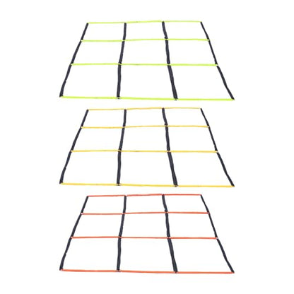Agility Ladder for Gym Home Use, Football Basketball Reaction Training Equipment with Carry Bag Multifunctional Speed Ladder