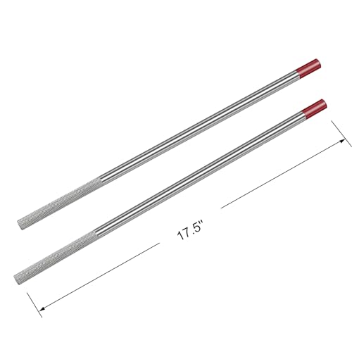 Premium 2Pcs Winding Bars with Non-Slip Handle 1/2’’ in Diameter X 17.5’’ in Length,Used for Garage Door Torsion Spring