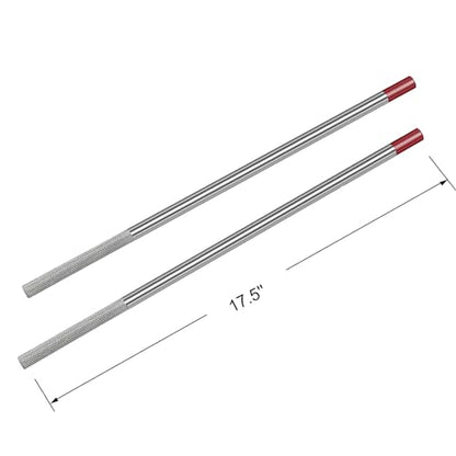 Premium 2Pcs Winding Bars with Non-Slip Handle 1/2’’ in Diameter X 17.5’’ in Length,Used for Garage Door Torsion Spring