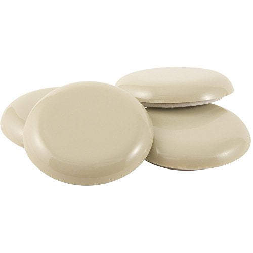 SuperSliders Self-Stick Furniture 1" Round Sliders for Carpeted Surfaces (4 Piece) (Pack of 2) - color: Beige, size: 1", 8 Pack
