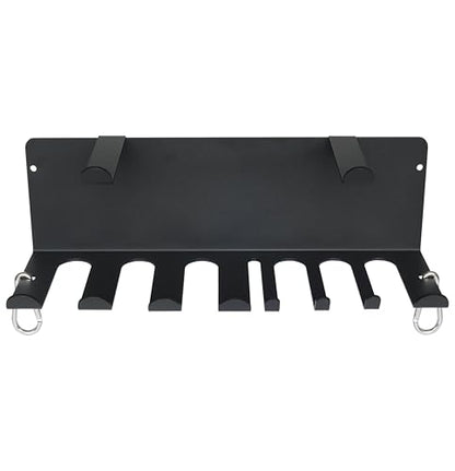 Multi-Purpose Gym Equipment Storage Rack Resistance Bands Storage Hanger Barbell Rack Heavy Duty Gym Rack for Exercise Bands, Lifting Belts and Jump Ropes