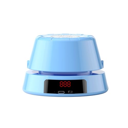 Smart Counting Rope, Automatic Smart Jump Rope Machine for Adults – Electric Skipping Trainer with Digital Counter – Hands-Free Indoor Fitness Equipment for Cardio Workout,for Family Friends - color: Blue