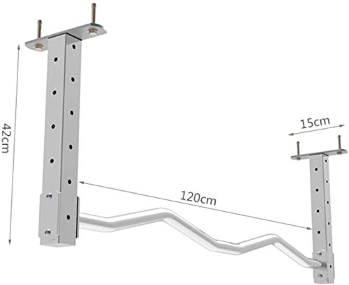 Wall Mounted Pull Up Bar, Heavy Duty Steel Chin-Up Bars Home Gym Body Exercise Workout Equipment, Load 200Kg