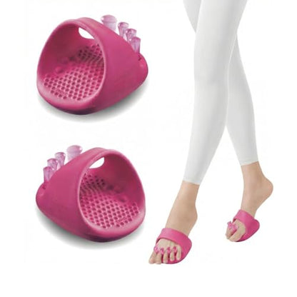 Foot Arch Trainer for Plantar Fasciitis, Extra Wide Toe Splay Stretcher & Ankle Strengthener, Heavy Duty Flat Feet Arch Support for Women, Pilates Posture Corrector