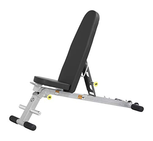 Weight Bench, Adjustable Multi-Position Full-Body Strength Training Bench for Incline & Decline Workouts with Fast, Space-Saving Folding