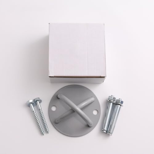 Wall Mount Bracket for X, Yoga Ceiling Mount Suspension Straps for Gymnastic Rings and Aerial Yoga Swing