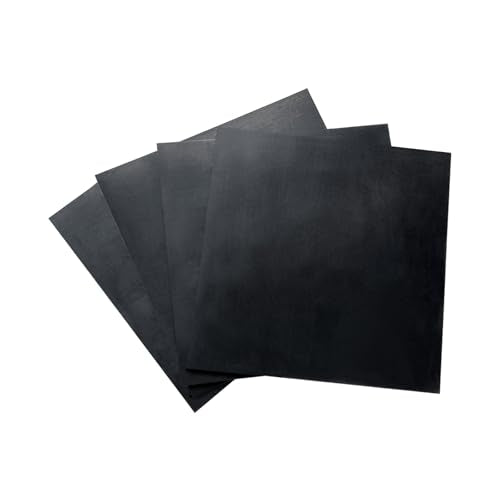 4 Pieces Anti Vibration Pads 1/8 in Thick X 4 in X 4 in Neoprene - size: 4in X 4in X 1/8in, style: No adhesive,Rubber