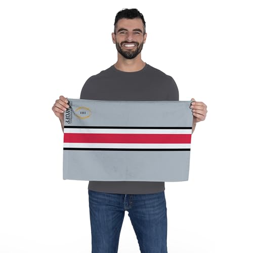 Northwest 2024 NCAA College Football Playoff Ohio State Buckeyes Fan Towel 2 Pack, Lightweight Game Day Set, Stadium Sideline Gym Travel Accessory, 16 x 25 Inch