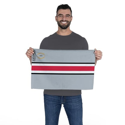 Northwest 2024 NCAA College Football Playoff Ohio State Buckeyes Fan Towel 2 Pack, Lightweight Game Day Set, Stadium Sideline Gym Travel Accessory, 16 x 25 Inch