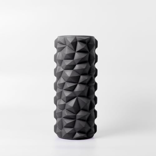 Foam Roller 13″ -Compact Massage Roller for Hands, Feet & Legs, Deep Tissue Relief, Travel-Friendly, Small EVA Muscle Roller (Black) - color: Black
