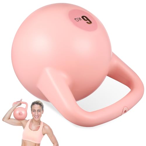 STOBAZA PE Water Kettlebell Portable Strength Training Weight Ball for Home Gym Soft-sided Exercise Equipment with Rounded Design for Safe Full-body Workouts and Travel Fitness