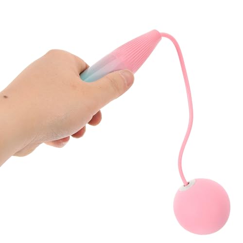 Cabilock Cordless Jump Rope with Weighted Balls, Ropeless Fitness Skip Rope for Women, Indoor Household Workout Equipment for Fat Burning and Strength Training