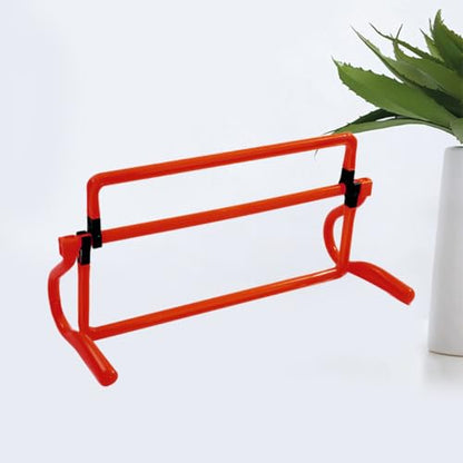 KESYOO Detachable Soccer Training Hurdles Red Agility Equipment Mini Exercise Obstacles Indoor Outdoor Speed Training Accessories - color: red