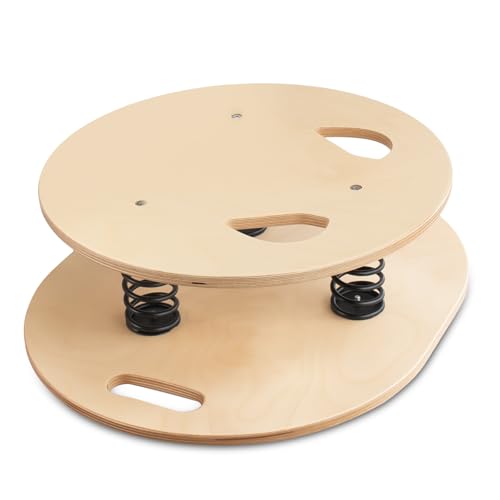 Balance Board & Wobble Board with Spring System, Proprioception Trainer for Physical Therapy, Rehabilitation, Posture & Coordination, Balance Board for Adults, Seniors & Kids