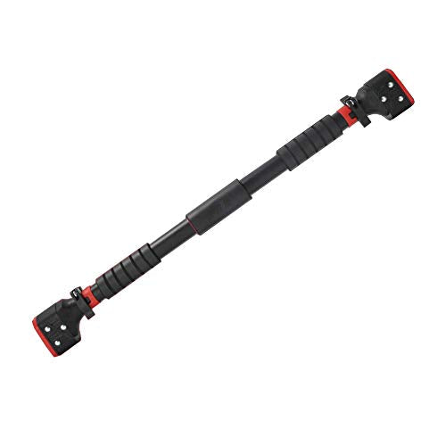 Pull Up Bar for Doorway, No Screws Required Chin Up Bar Adjustable Width with Locking Mechanism, Curved Base Safe and Stable for Home Exercise Fitness Strength Training& 200 KG