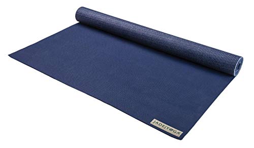 JadeYoga Voyager Yoga Mat - Lightweight & Portable Rubber Yoga Mat - Non-Slip Exercise Mat for Women & Men - Great for Yoga, Home Workout, Gym Fitness, Pilates, Stretching, and More
