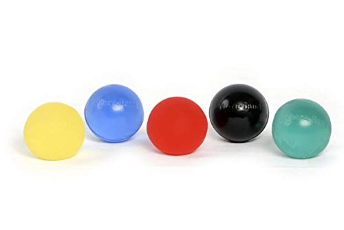THERABAND Hand Exerciser, Ball For Hand, Wrist, Finger, Forearm, Grip Strengthening & Therapy, Squeeze Ball to Increase Hand Flexibility & Relieve Joint Pain, Blue, Firm