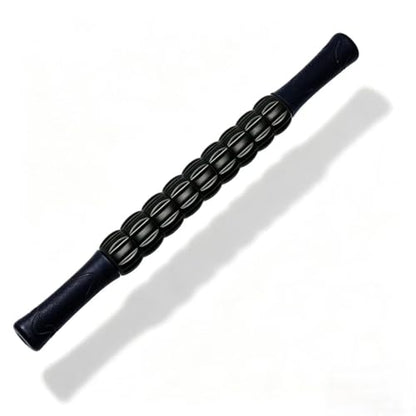 Muscle Roller Stick - A Full-Body Massage Roller that Can Relieve Muscle Soreness, Cramps and Tension After Exercise. It is a Handheld Physical Therapy and Recovery Tool（Black） - color: Black