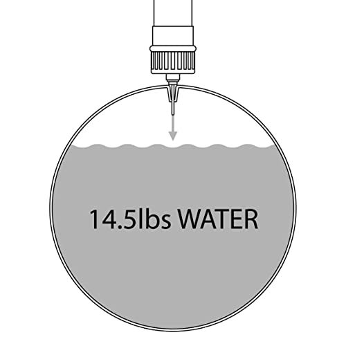 BIO Sports Water Resistance Ball for Low Impact Full Body Pool Workout - Alternative for Foam Dumbbells