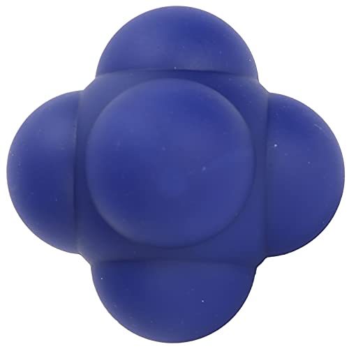 Reflex Training Ball, Massage Roller Ball Eye Coordination Speed Body Rolling with Six Hemispheres for Enhancing Your Hand‑Eye Coordination(Cobalt Blue)