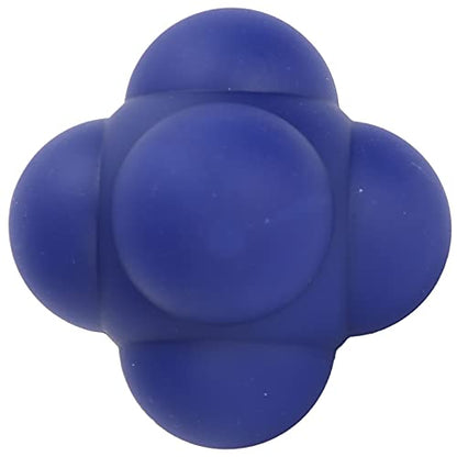Reflex Training Ball, Massage Roller Ball Eye Coordination Speed Body Rolling with Six Hemispheres for Enhancing Your Hand‑Eye Coordination(Cobalt Blue)