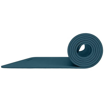 Retrospec Zuma Yoga Mat 6mm Thick Non-Slip TPE Exercise Mat | Cushioned Workout Mat for Yoga Pilates and Home Stretching | 72 x 24 with Carrying Strap