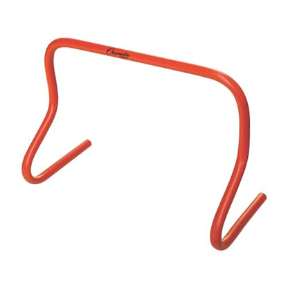 Champion Sports Speed Hurdles – Lightweight Adjustable Agility & Jump Training for Athletes - Speed & Stride Drills, Soccer, Football & Track - style: 12" Orange (Single Hurdle)
