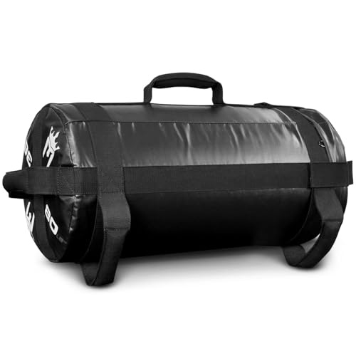 Meister 80lb BEAST Fitness Sandbag Package w/ 3 Removable Kettlebells - Black