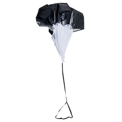 ND Sports 48" Sprint Chute - Running Drill Parachute - Medium Resistance - Black - 1 Pack