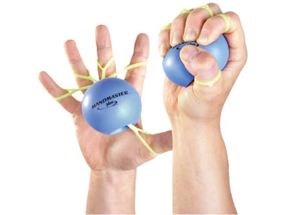 Handmaster Plus Physical Therapy Hand Exerciser - Forearm Exerciser with Stress Relief Ball - Hand Therapy Balls for Exercise, Training - Finger Exerciser & Strengthener - Soft Tension, Purple - style: Soft Tension