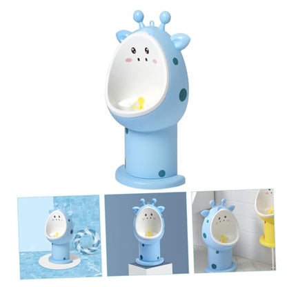 Height Boys Urinal Potty for Toilet Training Portable Cartoon Design with Suspension Hook and Splash-Proof Design Durable PP Material for Boys Training Urinal