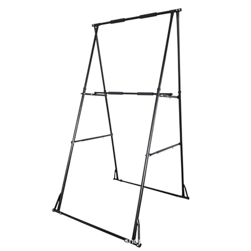 Generic Foldable Free Standing Multifunctional Exercise Rack 771.6LBS Capacity Portable Pullup Bar Station for Home Gym