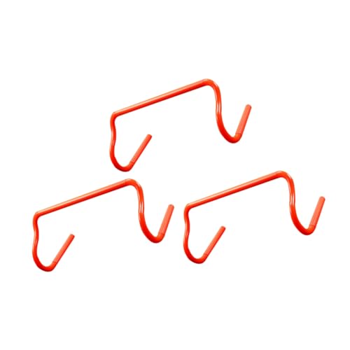 3pcs Detachable PVC Athletic Hurdles for Speed Agility Training Portable Soccer Basketball Football Hurdle Drills Quick Setup Plyometric Equipment