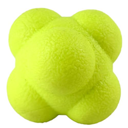 AIRLAXER Reaction Ball,Reflex Ball for Hand Eye Coordination Training,2.83 inch,Pack of 2-Blue,Yellow