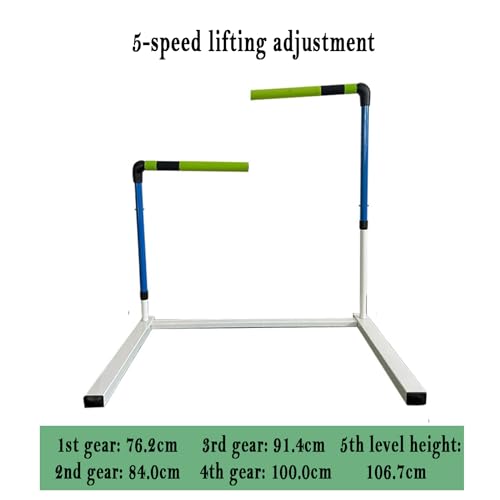 Soft Safety Hurdles, Agility Training Coordination Set, Adjustable Lift, Separate Soft Pole Design, Used for Professional Hurdles Competitions, Training, Etc.
