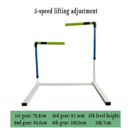 Soft Safety Hurdles, Agility Training Coordination Set, Adjustable Lift, Separate Soft Pole Design, Used for Professional Hurdles Competitions, Training, Etc.